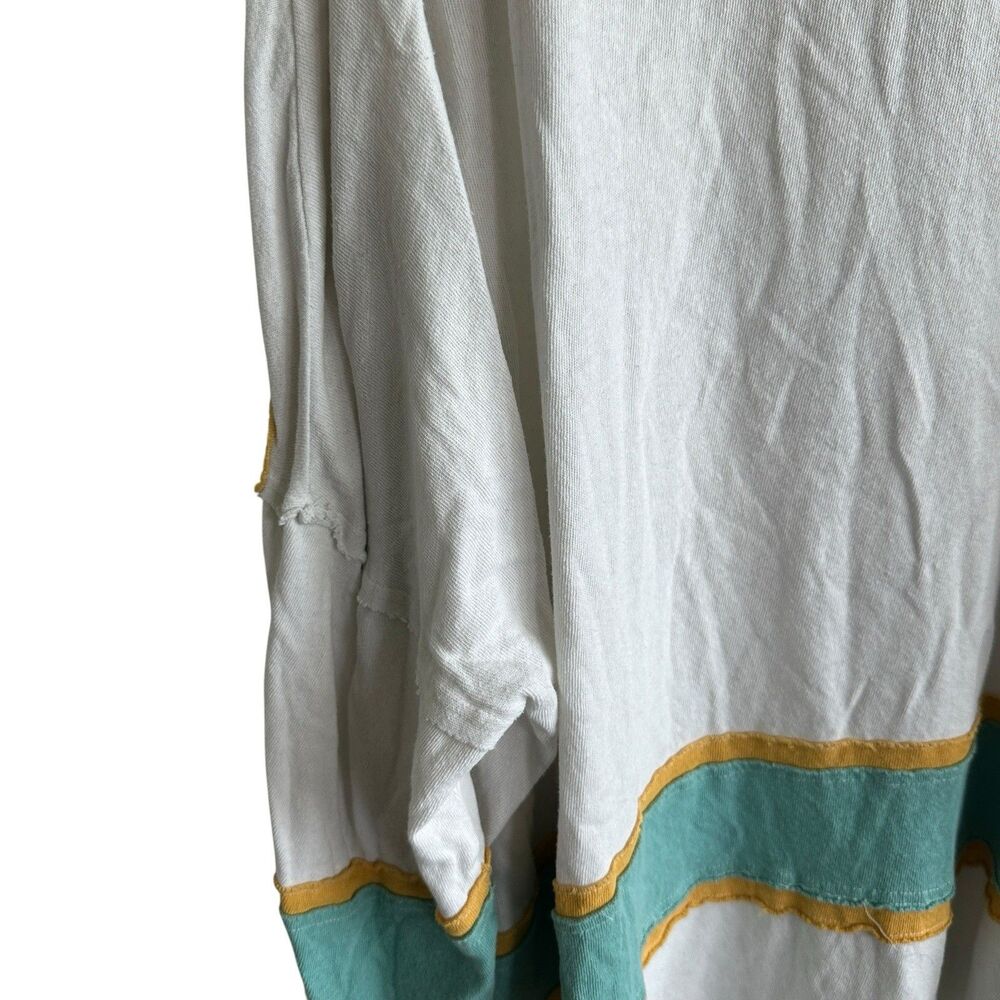 We The Free Sports Tee Sz M Oversized Slouchy Distressed VTG Inspired - Picture 9 of 11